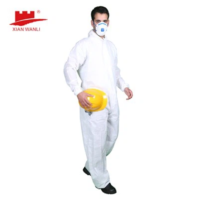 Coveralls pelindung putih